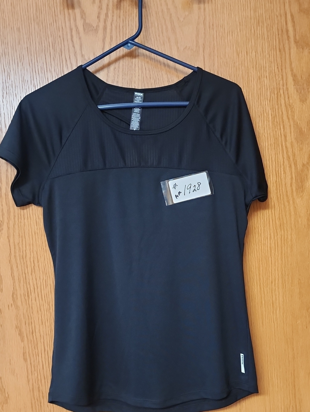 RBX Black Short Sleeve Athletic Tee womens M number 1928